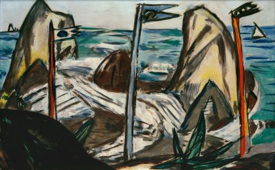 Rocas en Bandol de Max Beckmann