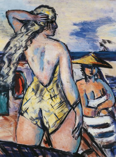 Chicas junto al mar de Max Beckmann
