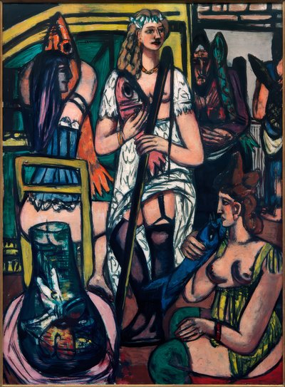 Gran retrato de mujeres, pescadoras de Max Beckmann