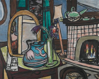 Gran bodegón con palomas de Max Beckmann