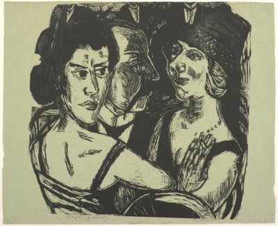 Retrato de grupo, Eden Bar de Max Beckmann