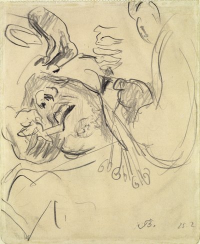 Paciente de cirugía craneal de Max Beckmann