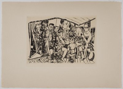 Entre bastidores de Max Beckmann