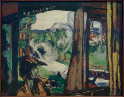 En el Tren (Norte de Francia) de Max Beckmann