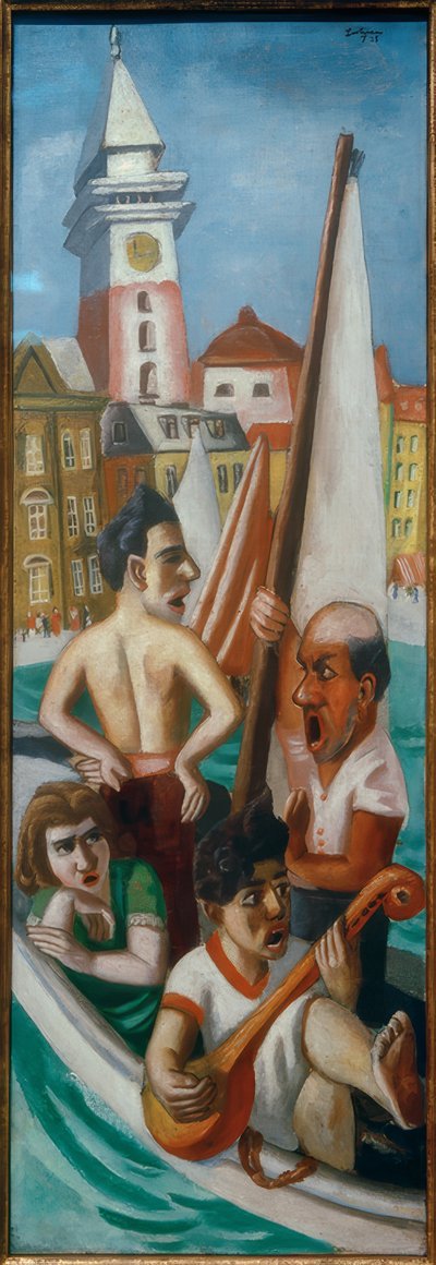 Fantasía italiana de Max Beckmann