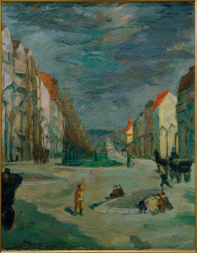 Kaiserdamm en Berlín de Max Beckmann