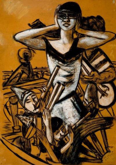 Carnaval en Nápoles de Max Beckmann