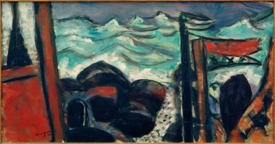 Pequeño mar tormentoso de Max Beckmann