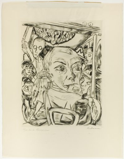 Reina Bar (Autorretrato) de Max Beckmann