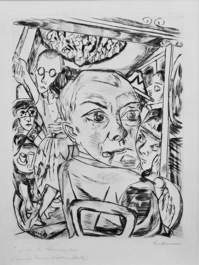 Bar de la reina de Max Beckmann