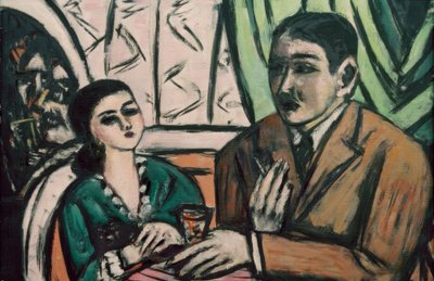 Café de artistas de Max Beckmann