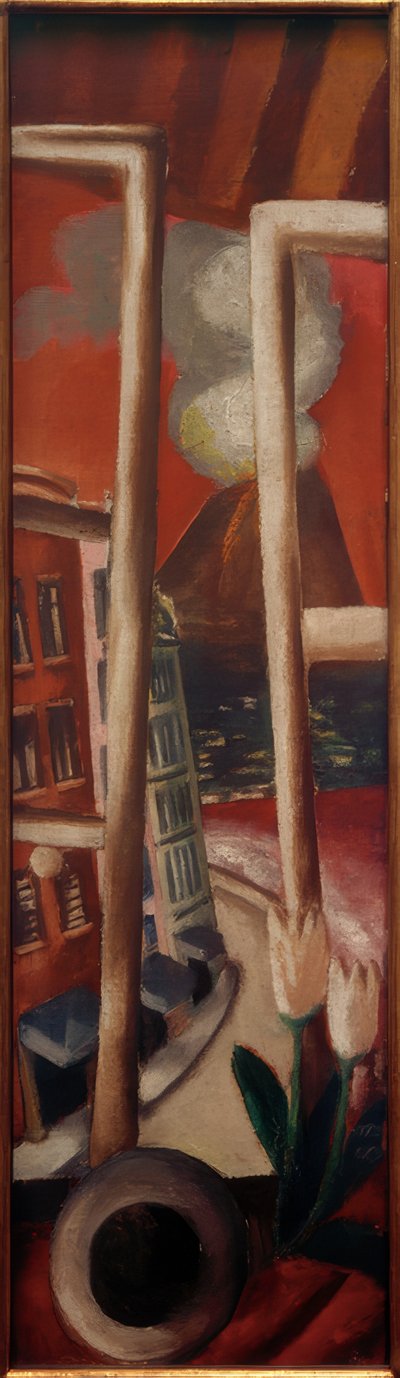 Paisaje con el Vesubio de Max Beckmann