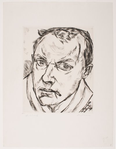 Gran autorretrato de Max Beckmann
