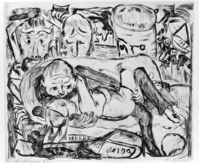 Pareja de amantes II de Max Beckmann