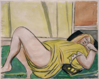 Reclinada de Max Beckmann