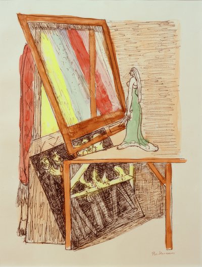 Espejo mágico (Zauberspiegel) de Max Beckmann