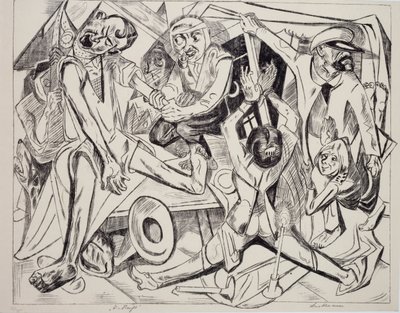Malepatrus, de Max Beckmann (1884-1950), litografía. Alemania, siglo XX. de Max Beckmann