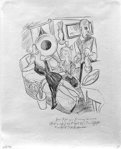 Amueblado de Max Beckmann