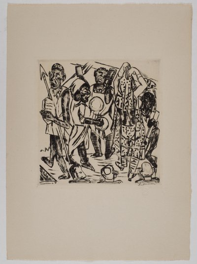 «Danza negra» de Max Beckmann