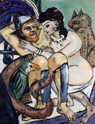 Odiseo y Calipso de Max Beckmann