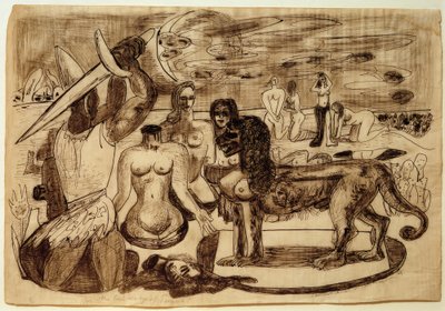 Perseo (Hércules) última tarea de Max Beckmann