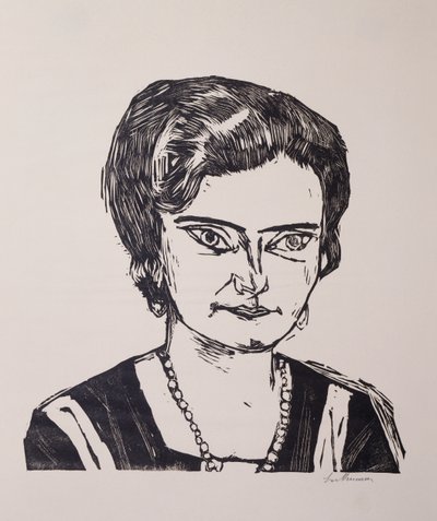 Retrato de Frau HM (Naila) de Max Beckmann