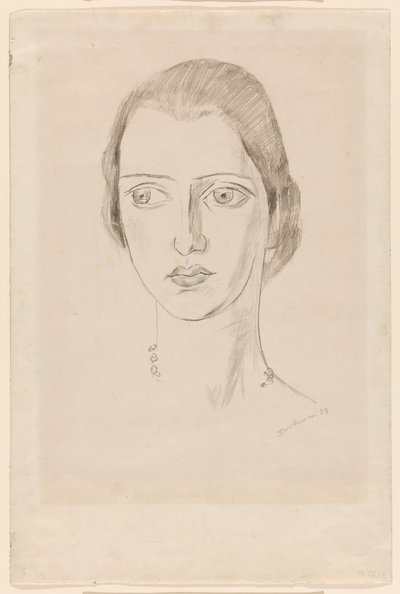 Retrato de Marie-Louise von Motesiczky de Max Beckmann
