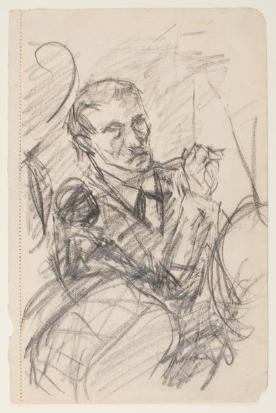 Retrato de Piper (el editor) de Max Beckmann