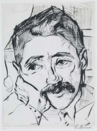 Retrato de Walter Carl de Max Beckmann