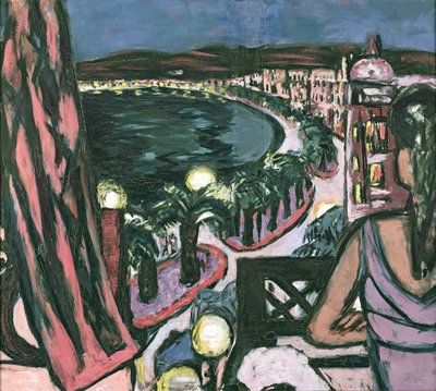 Paseo de los Ingleses, Niza de Max Beckmann