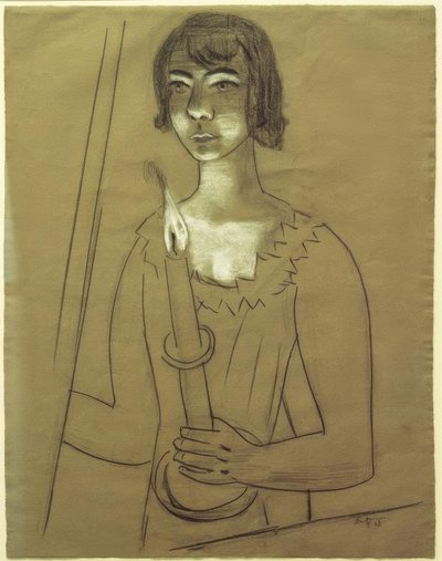 Quappi con Vela de Max Beckmann