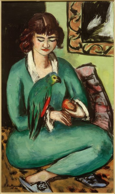 Quappi con loro de Max Beckmann