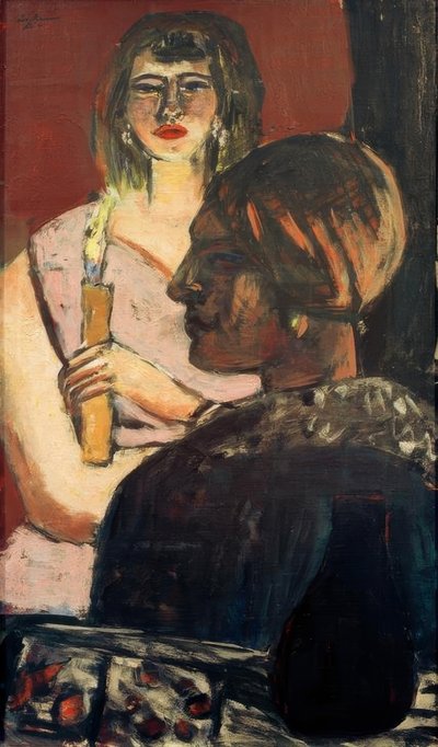 Quappi y el indio de Max Beckmann