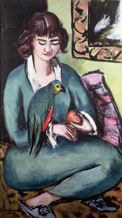 Quappie con un loro de Max Beckmann