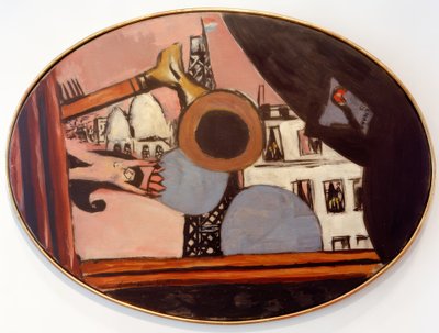 Sueño de París Colette, Torre Eiffel de Max Beckmann