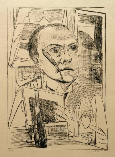 Yo en el hotel de Max Beckmann