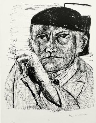 Autorretrato de Max Beckmann