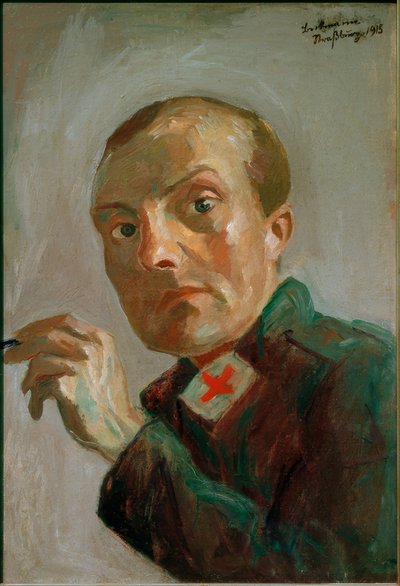 Autorretrato como Enfermero de Max Beckmann