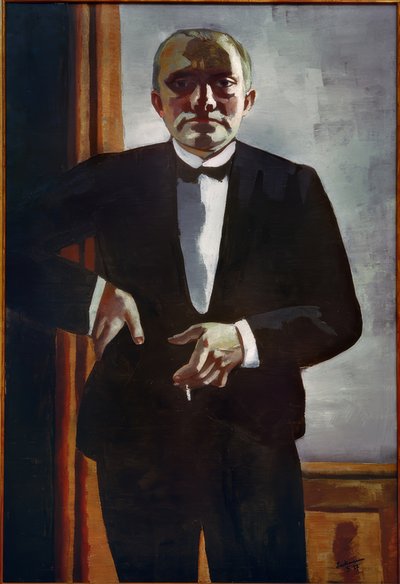 Autorretrato en Smoking de Max Beckmann
