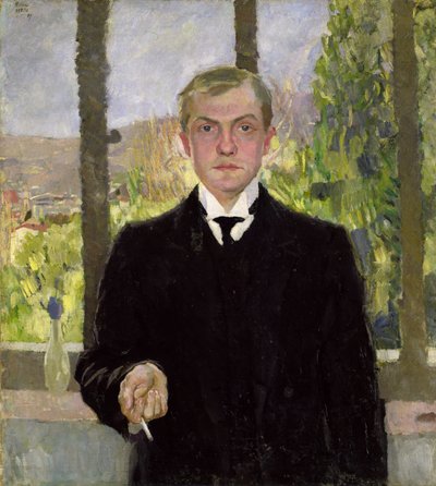 Autorretrato en Florencia de Max Beckmann