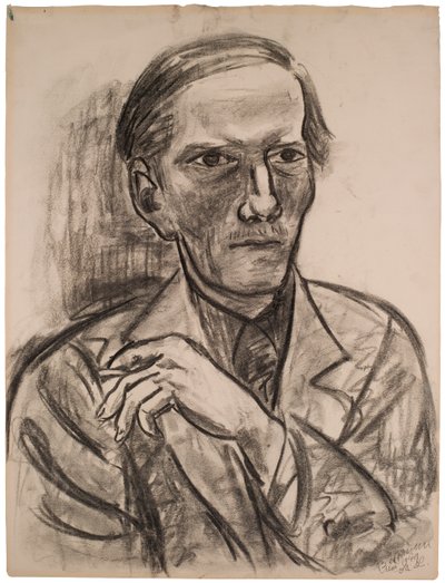 Boceto para «Retrato de Fred Conway» de Max Beckmann