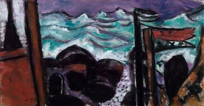 Pequeño mar tormentoso de Max Beckmann