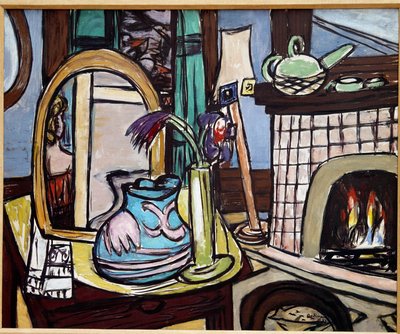 Naturaleza muerta con gaviotas Pintura de Max Beckmann (1884-1950) de Max Beckmann