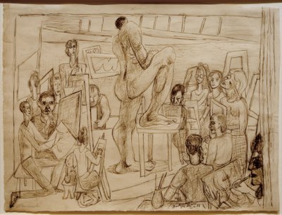 Estudiantes de Max Beckmann