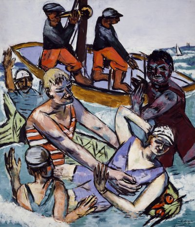 Nadar en agosto de Max Beckmann