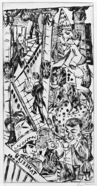 Tamerlán de Max Beckmann