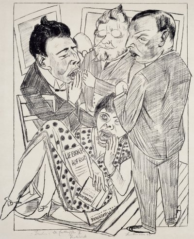 El Decepcionado II, de Max Beckmann (1884-1950), litografía. Alemania, siglo XX. de Max Beckmann