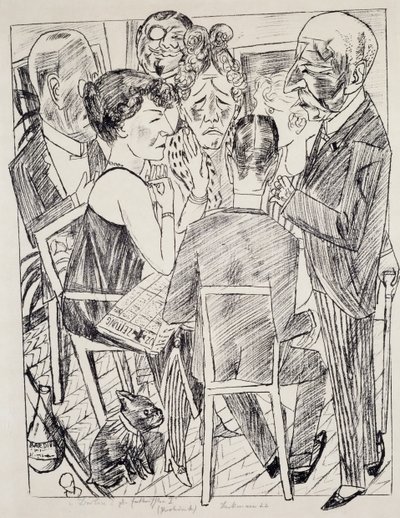 El decepcionado I, de Max Beckmann (1884-1950), litografía. Alemania, siglo XX. de Max Beckmann