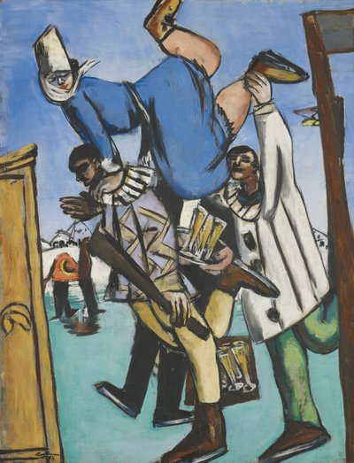 Los patinadores de Max Beckmann