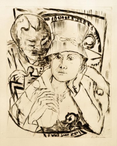 Palco de teatro de Max Beckmann